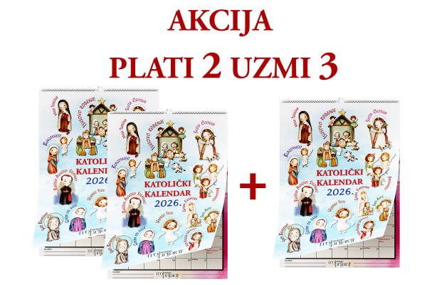 Dječji katolički kalendar 2026. - AKCIJA 2+1